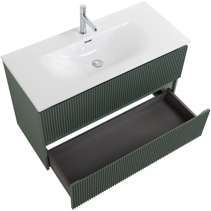 Тумба под раковину BelBagno Uno 120 UNO-1200-2C-SO-VO подвесная, зеленая матовая