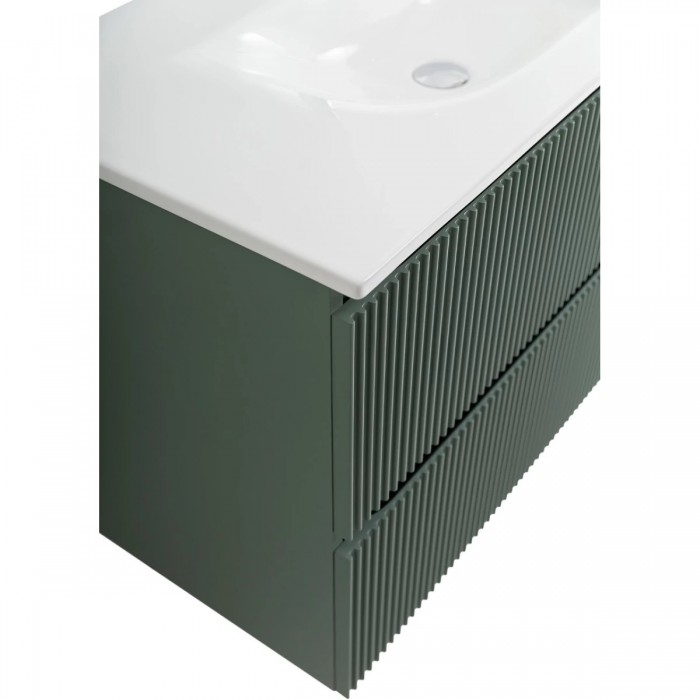 Тумба под раковину BelBagno Uno 120 UNO-1200-2C-SO-VO подвесная, зеленая матовая