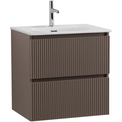 Тумба под раковину BelBagno Uno 60 UNO-600-2C-SO-CO подвесная, бежевая матовая