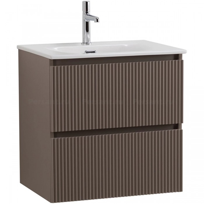 Тумба под раковину BelBagno Uno 60 UNO-600-2C-SO-CO подвесная, бежевая матовая