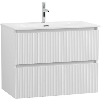 Тумба под раковину BelBagno Uno 90 UNO-900-2C-SO-BO подвесная, белая матовая