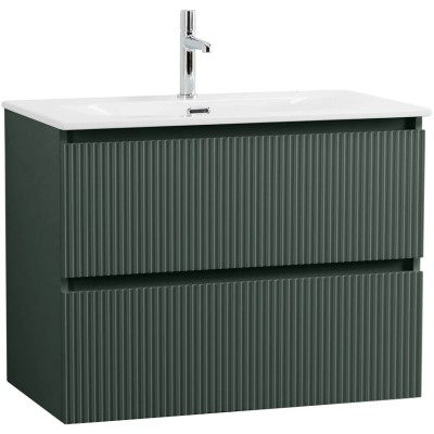 Тумба под раковину BelBagno Uno 90 UNO-900-2C-SO-VO подвесная, зеленая матовая