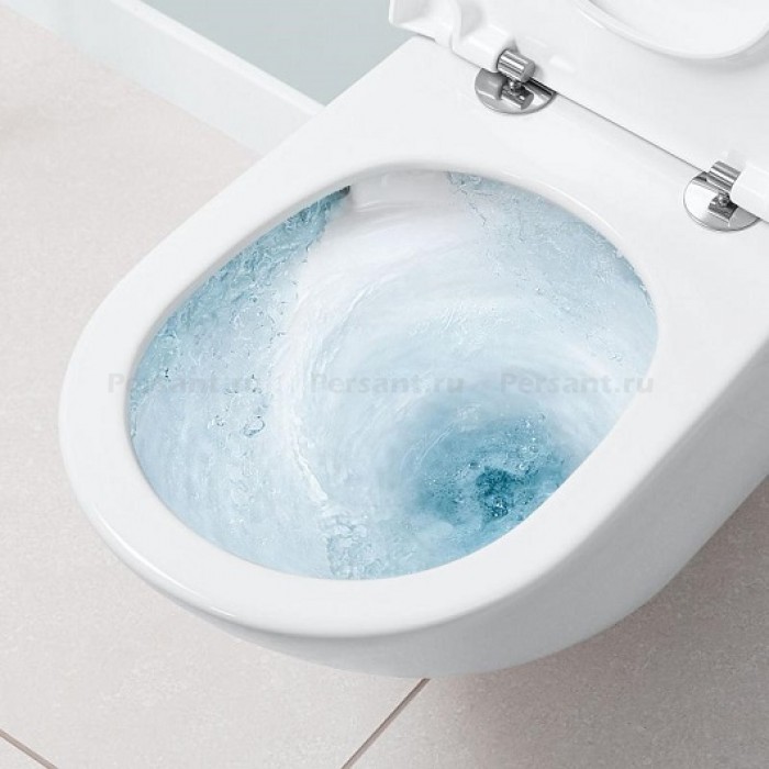 Подвесной унитаз Villeroy&Boch Subway 3.0 4670TS01 смыв "торнадо", с сиденьем микролифт