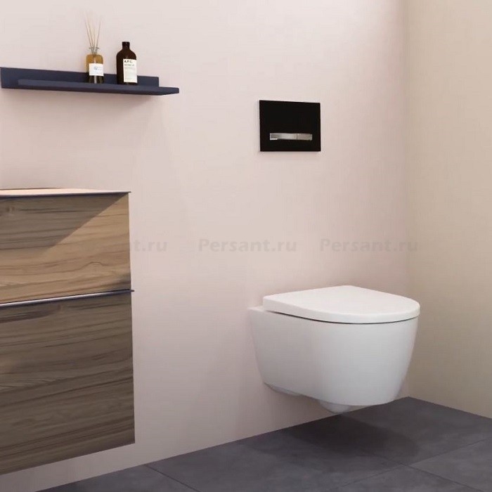 Подвесной унитаз Geberit iCon 2.0 Compact 503.048.00.1 смыв "торнадо", сиденье микролифт 