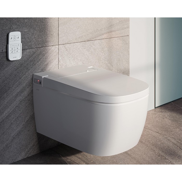 Подвесной унитаз Vitra V-Care с функцией биде 5674B003-6193