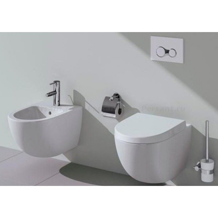 Комплект 4 в 1 Vitra Sento 9830B003-7207 безободковый унитаз с сиденьем микролифт