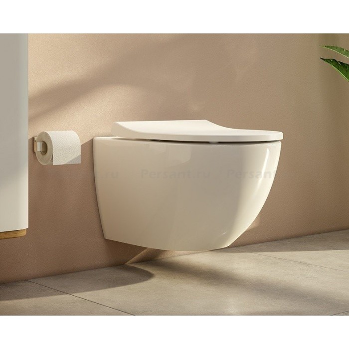 Комплект 4 в 1 Vitra Sento 9830B003-7207 безободковый унитаз с сиденьем микролифт