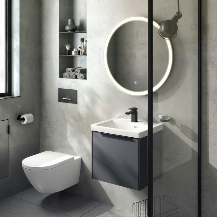 Подвесной унитаз Villeroy&Boch Subway 3.0 Twist Flush с сиденьем микролифт 4670TS01