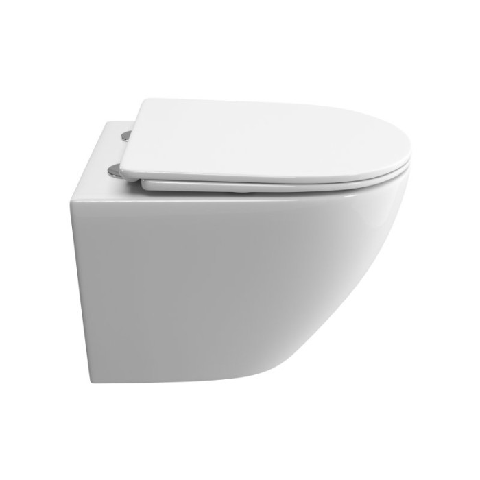 Подвесной унитаз BelBagno Uno-TOR BB5177CH-TOR/SC торнадо с сиденьем