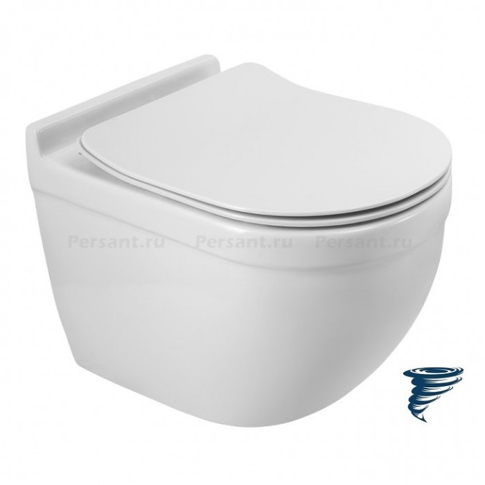 Подвесной унитаз BelBagno Senso-Tor BB017CHR-TOR торнадо безободковый