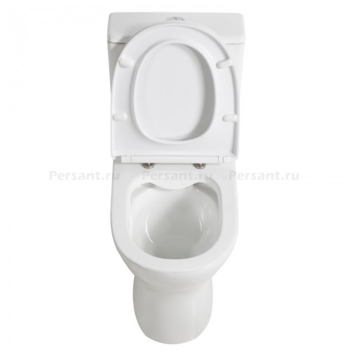 Напольный унитаз BelBagno Lounge безободковый, с сиденьем микролифт BB045CPR/SC+BB045T