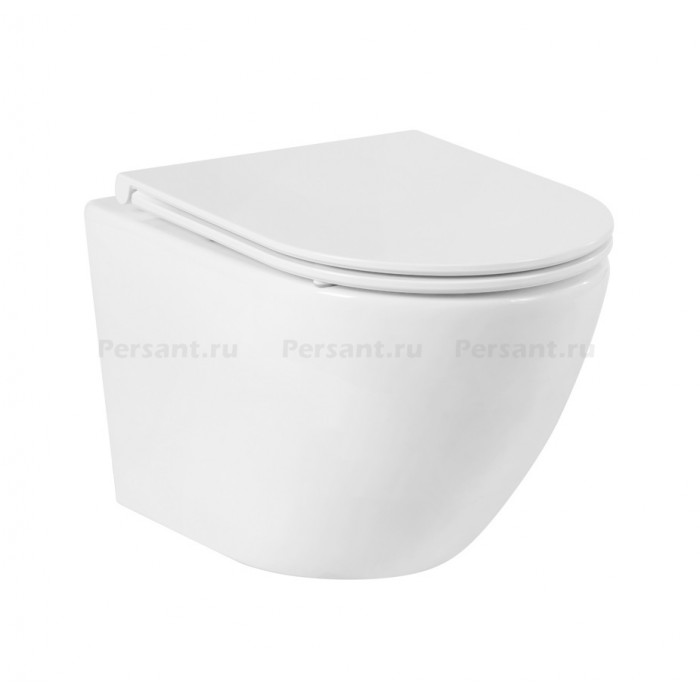 Подвесной унитаз BelBagno Sfera-R BB046CHR безободковый