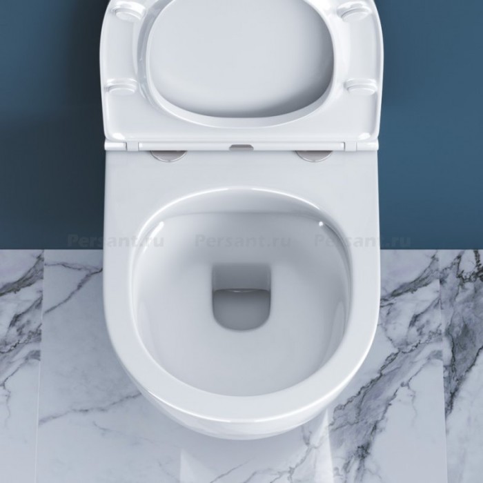 Подвесной унитаз BelBagno Sfera-R BB046CHR безободковый