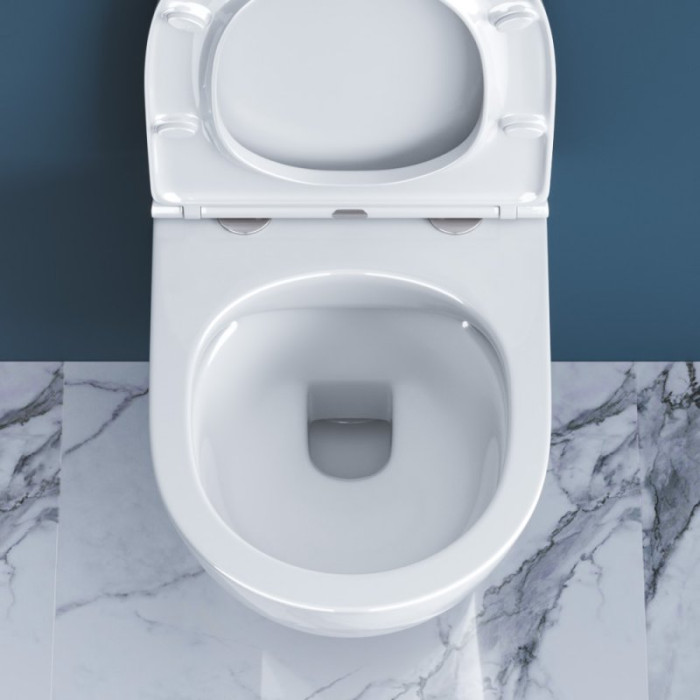 Подвесной унитаз BelBagno Sfera-R BB046CHR безободковый
