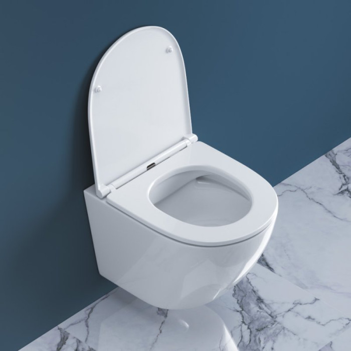 Подвесной унитаз BelBagno Sfera-R BB046CHR безободковый