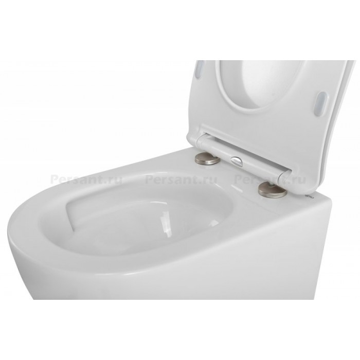 Подвесной унитаз BelBagno Sfera-Tor BB046CH-TOR/SC торнадо с сиденьем