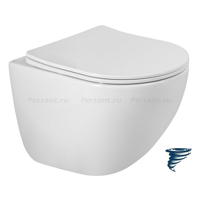 Подвесной унитаз BelBagno Amanda BB051CHR безободковый