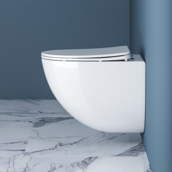 Подвесной унитаз BelBagno Amanda  BB051CH-TOR-FC/SC торнадо с сиденьем