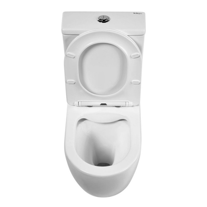 Напольный унитаз BelBagno Amanda BB051CPR+BB051T безободковый