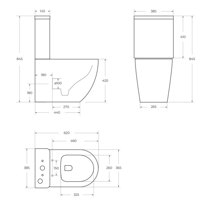 Напольный унитаз BelBagno Amanda BB051CPR+BB051T безободковый