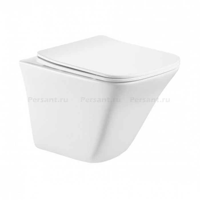 Подвесной унитаз BelBagno Marmi BB052CHR безободковый