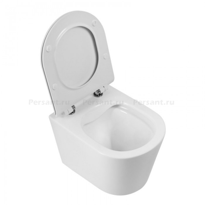 Подвесной унитаз BelBagno Flay-R BB053CHR безободковый