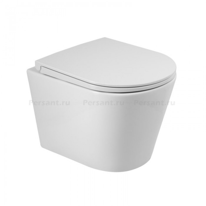 Подвесной унитаз BelBagno Flay-R BB053CHR безободковый