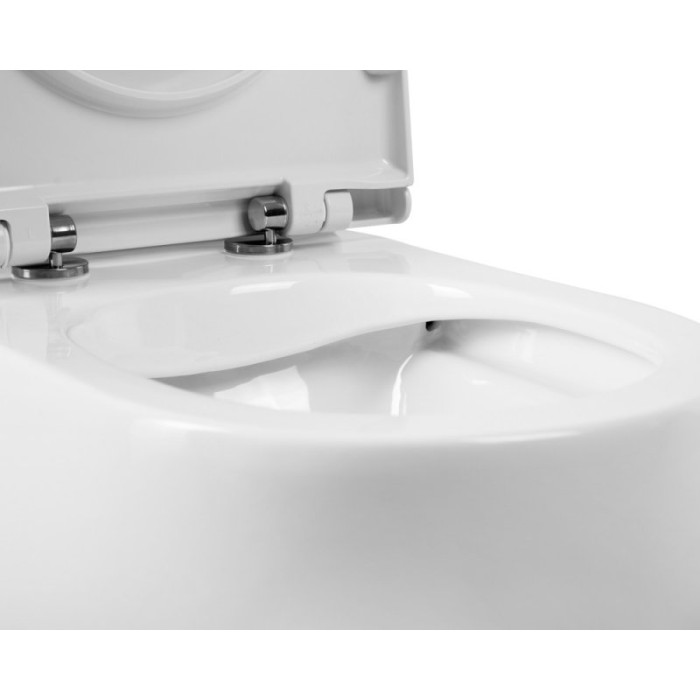 Подвесной унитаз BelBagno Onda BB066CHR безободковый