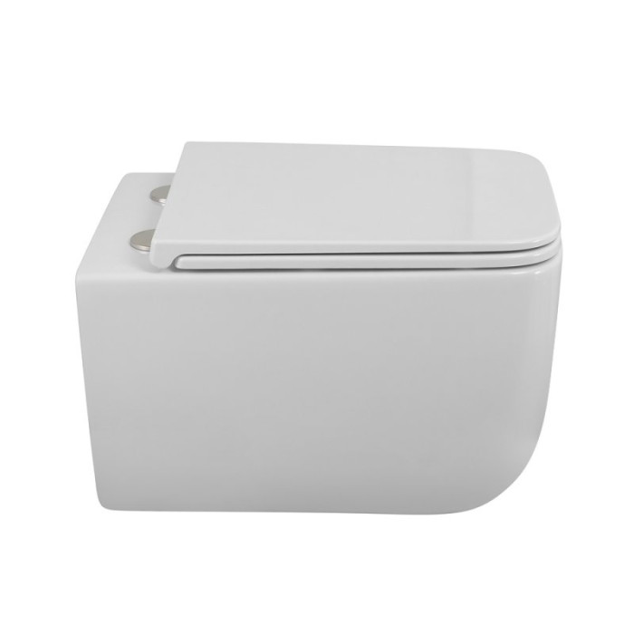 Подвесной унитаз Belbagno Luce BB076CH-TOR/SC торнадо безободковый с сиденьем