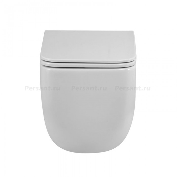Подвесной унитаз Belbagno Luce BB076CH-TOR/SC торнадо безободковый с сиденьем