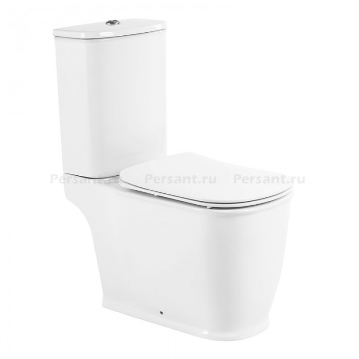 Напольный унитаз BelBagno Prado BB10150CP + BB10150T