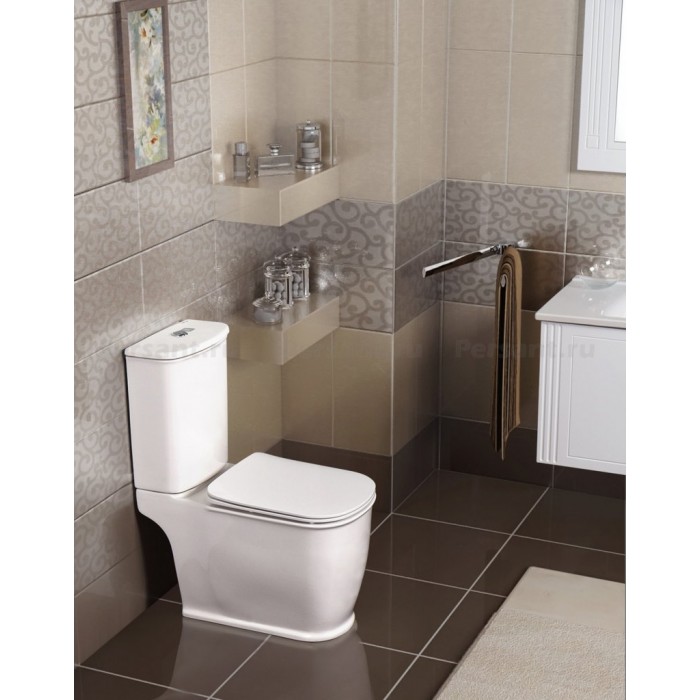 Напольный унитаз BelBagno Prado BB10150CP + BB10150T