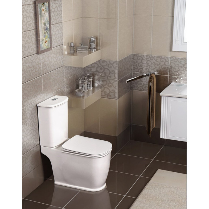 Напольный унитаз BelBagno Prado BB10150CP + BB10150T