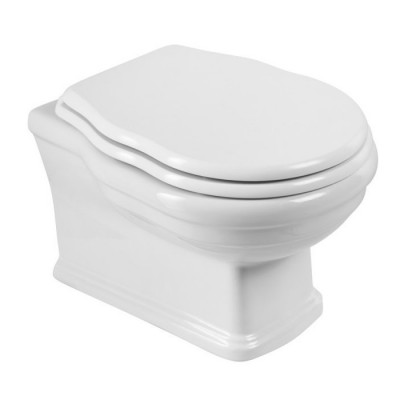 Подвесной унитаз BelBagno BOHEME BB115CH безободковый, белый