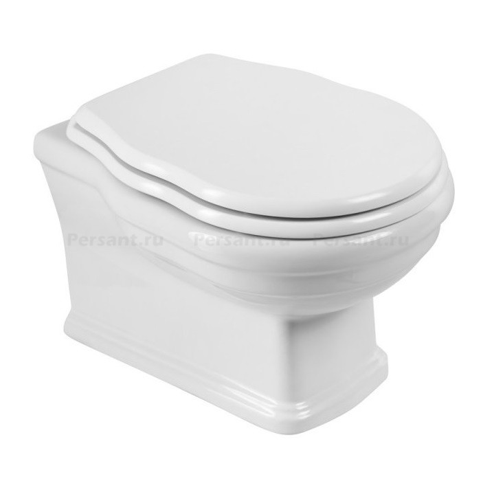 Подвесной унитаз BelBagno BOHEME BB115CH безободковый, белый