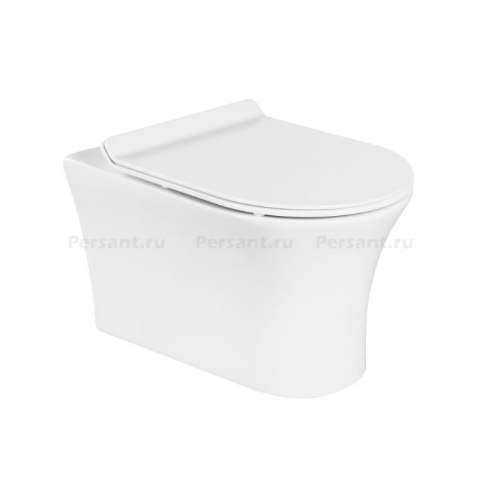 Подвесной унитаз BelBagno Ancona BB1224CHR-SM безободковый