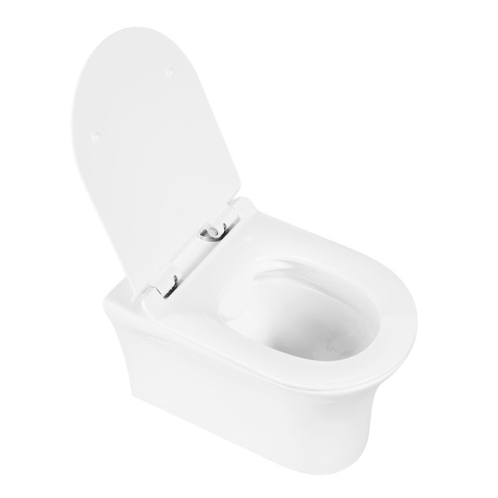 Подвесной унитаз BelBagno Ancona BB1224CHR-SM безободковый