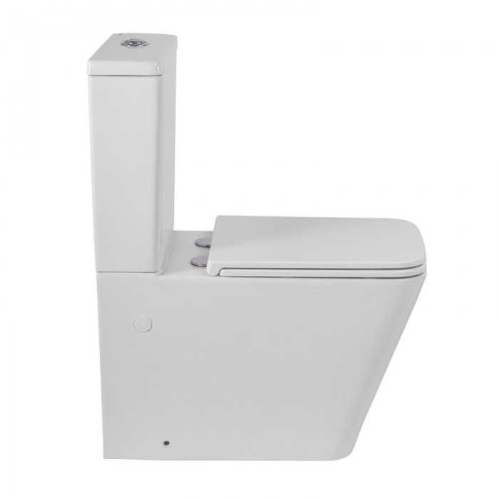 Напольный унитаз BelBagno Ardente-R BB02093CPR/SC + BB02093T безободковый