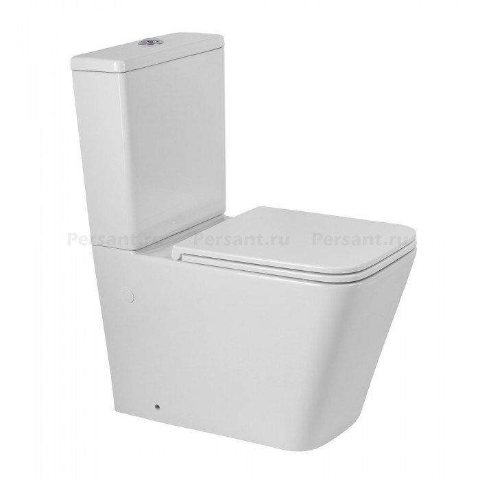 Напольный унитаз BelBagno Ardente-R BB02093CPR/SC + BB02093T безободковый