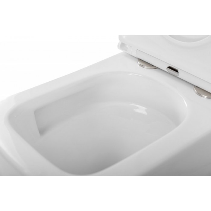 Напольный унитаз BelBagno Luce-Tor BB2197CP-TOR/SC+BB2197T торнадо безободковый