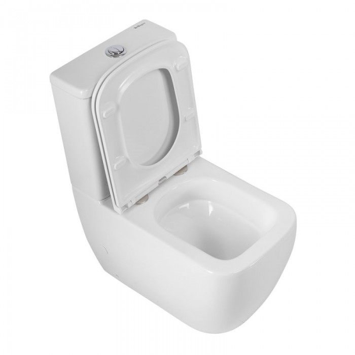 Напольный унитаз BelBagno Luce-Tor BB2197CP-TOR/SC+BB2197T торнадо безободковый