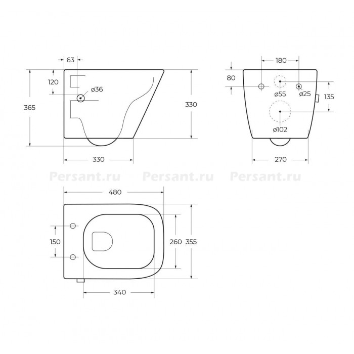 Подвесной унитаз Belbagno Due BB3103CHR-BS/SC с функцией биде, сиденье в комплекте
