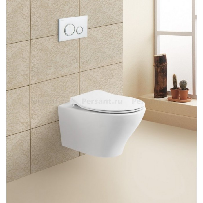 Подвесной унитаз BelBagno Acqua BB340CHR безободковый