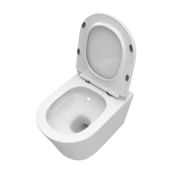 Подвесной унитаз BelBagno Tre-Tor BB5180CH-TOR/SC торнадо с сиденьем