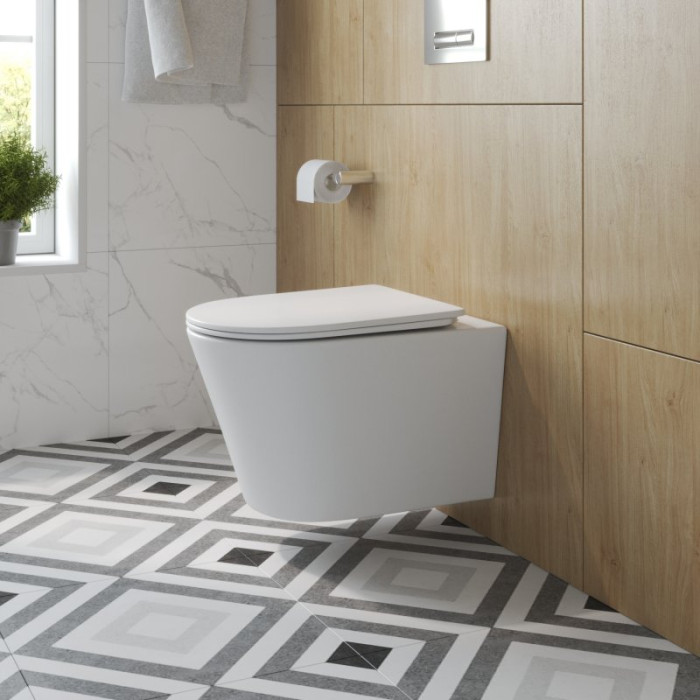 Подвесной унитаз BelBagno Tre-Tor BB5180CH-TOR/SC торнадо с сиденьем