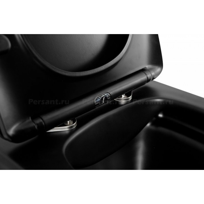 Подвесной унитаз Belbagno ARDENTE-C BB3202CHR-MB черный безободковый