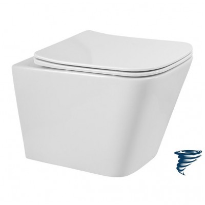 Подвесной унитаз Belbagno Ardente-TOR BB520CH-TOR торнадо безободковый