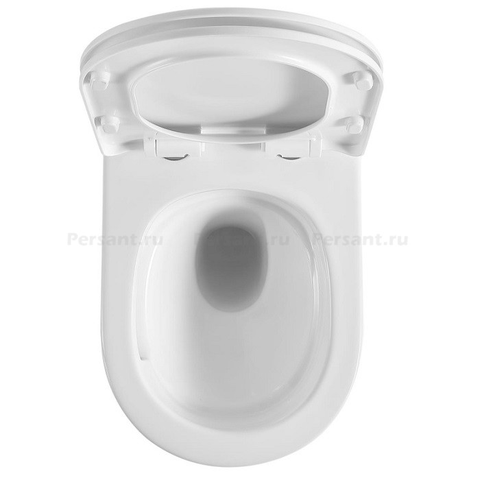 Подвесной унитаз Belbagno Marino-Tor со смывом "торнадо" BB7026CH-TOR/SC с крышкой-сиденьем микролифт