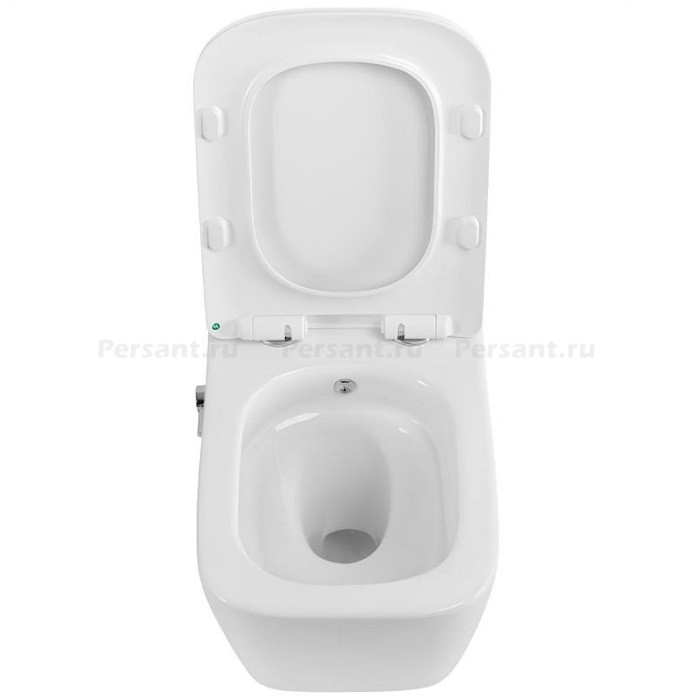 Подвесной унитаз Belbagno Kraft-Tor с функцией биде и смывом "торнадо" BB7106CH-TOR-BS/SC с крышкой-сиденьем микролифт