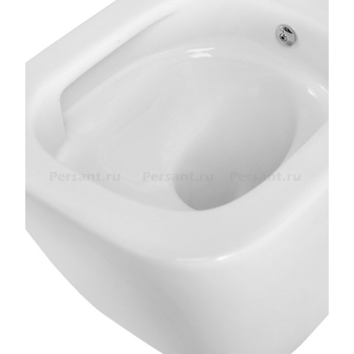 Подвесной унитаз Belbagno Kraft-Tor с функцией биде и смывом "торнадо" BB7106CH-TOR-BS/SC с крышкой-сиденьем микролифт